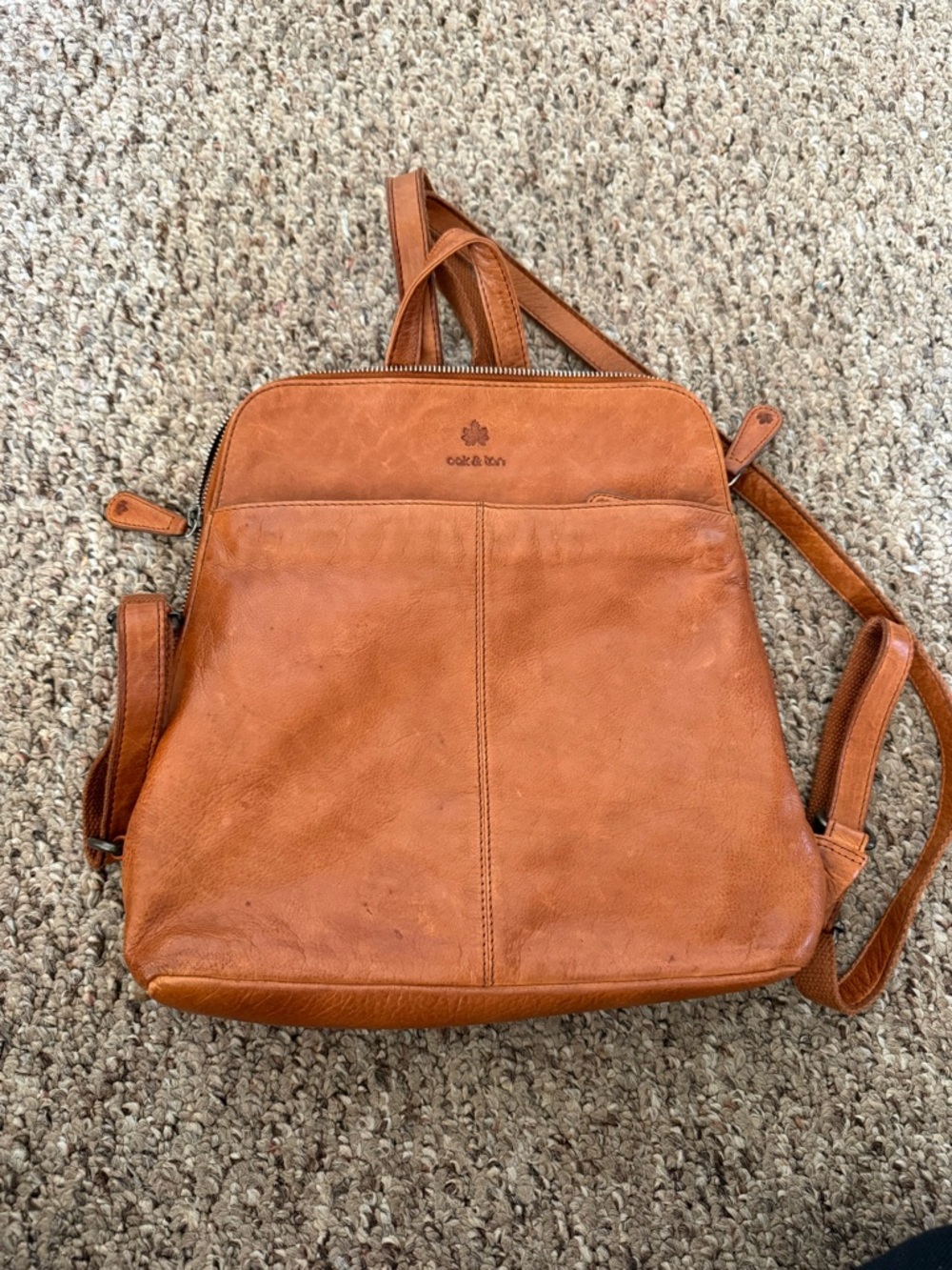 cole haan Tan Leather Backpack